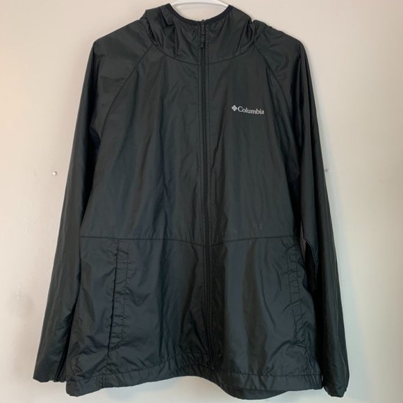 Columbia Jackets & Blazers - Columbia Black Long Sleeve Windbreaker Jacket